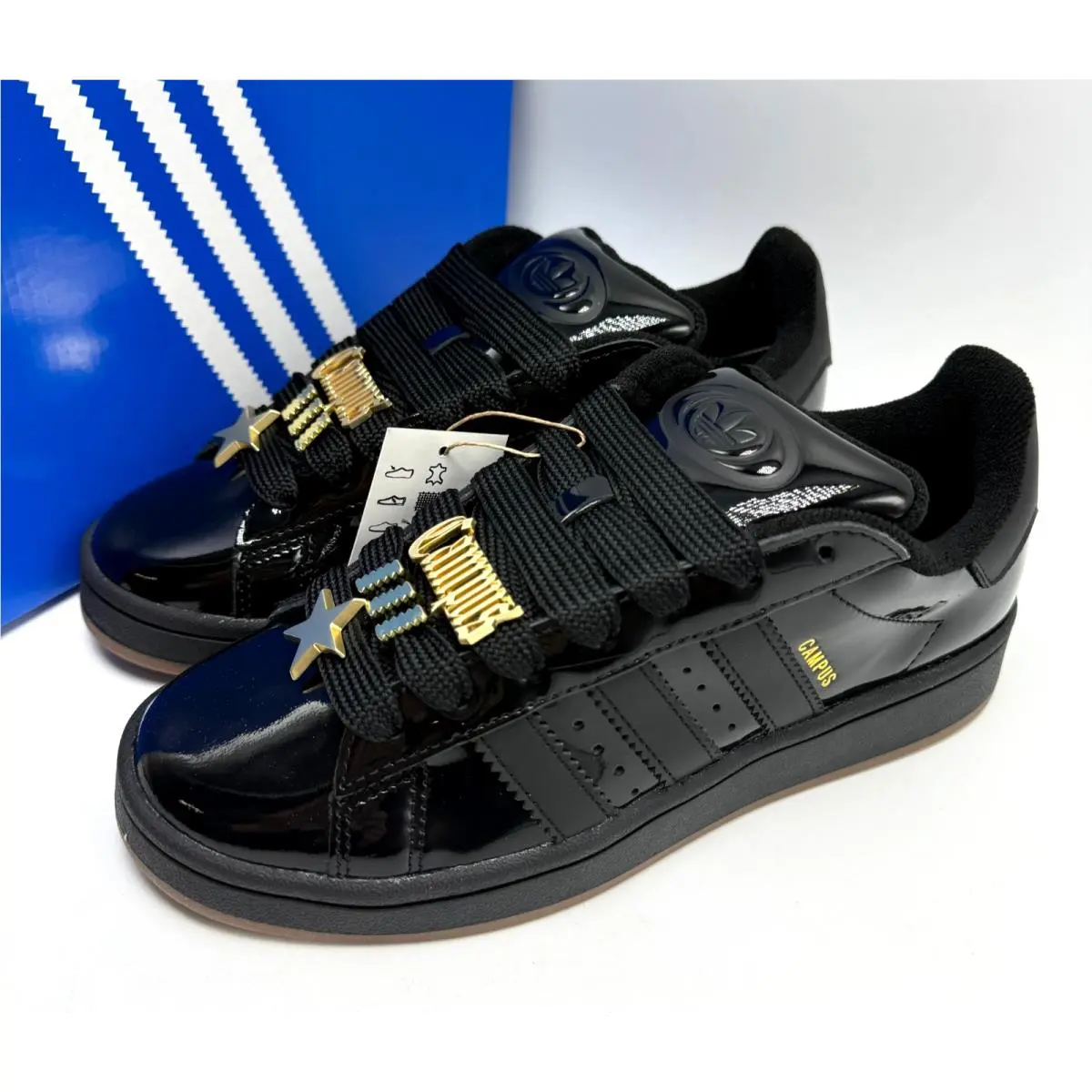Adidas shoes - adidas Campus 00s - Campus - IH4364 - Core Black/Core Black/Gold Metallic 5