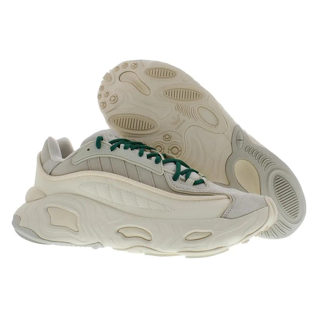 Adidas shoes - Aluminium/Ecru Tint/Lush Green, Main: Beige 1