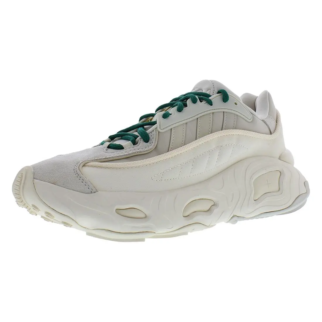 Adidas shoes - Aluminium/Ecru Tint/Lush Green, Main: Beige 2