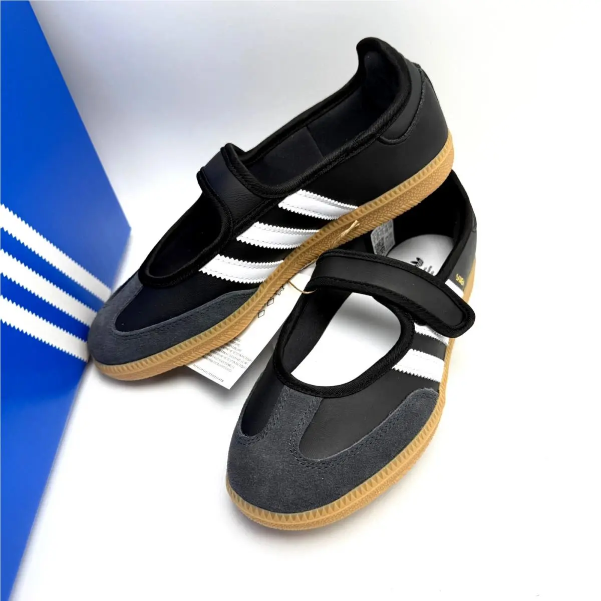 Adidas shoes - adidas Samba Jane J - Samba Jane - JR7437 - Core Black/Carbon/Footwear White 11