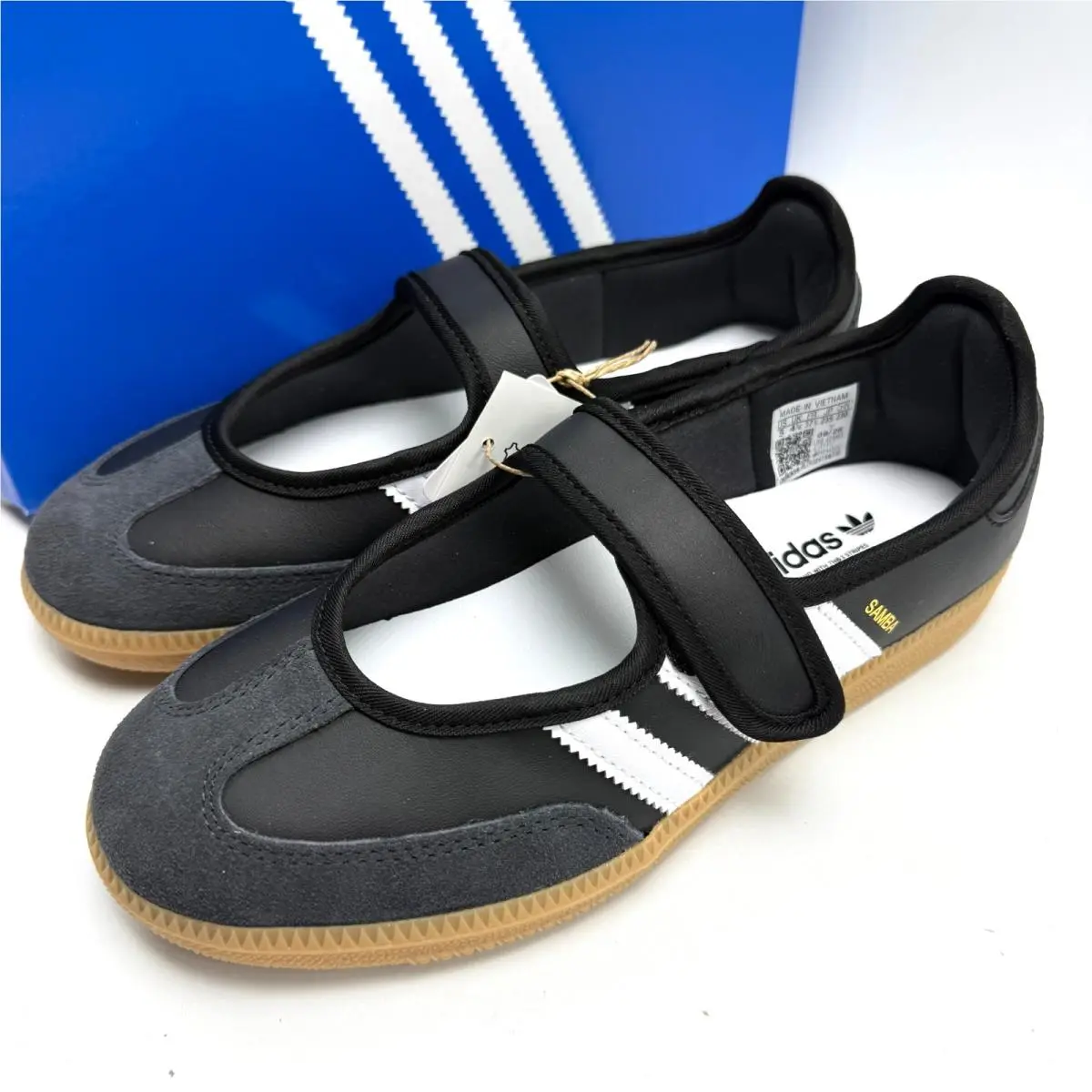 Adidas shoes - adidas Samba Jane J - Samba Jane - JR7437 - Core Black/Carbon/Footwear White 6