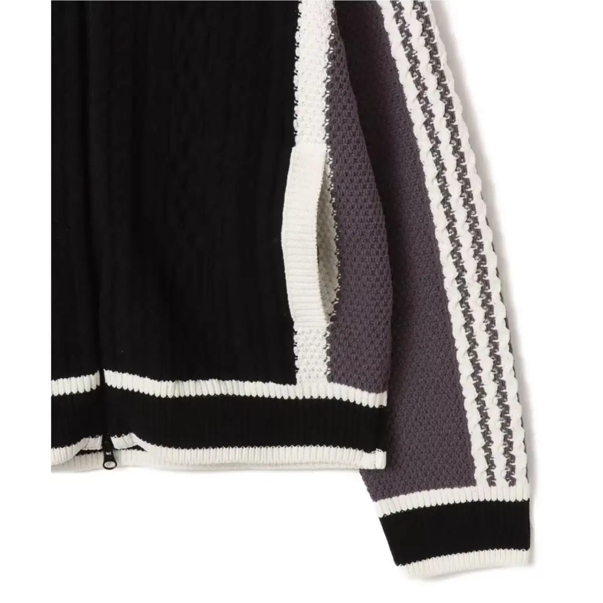 Adidas clothing - ADIDAS ORIGINALS ARCHIVE CUTLINE KNIT TRACK TOP - KS5437 - Black 7