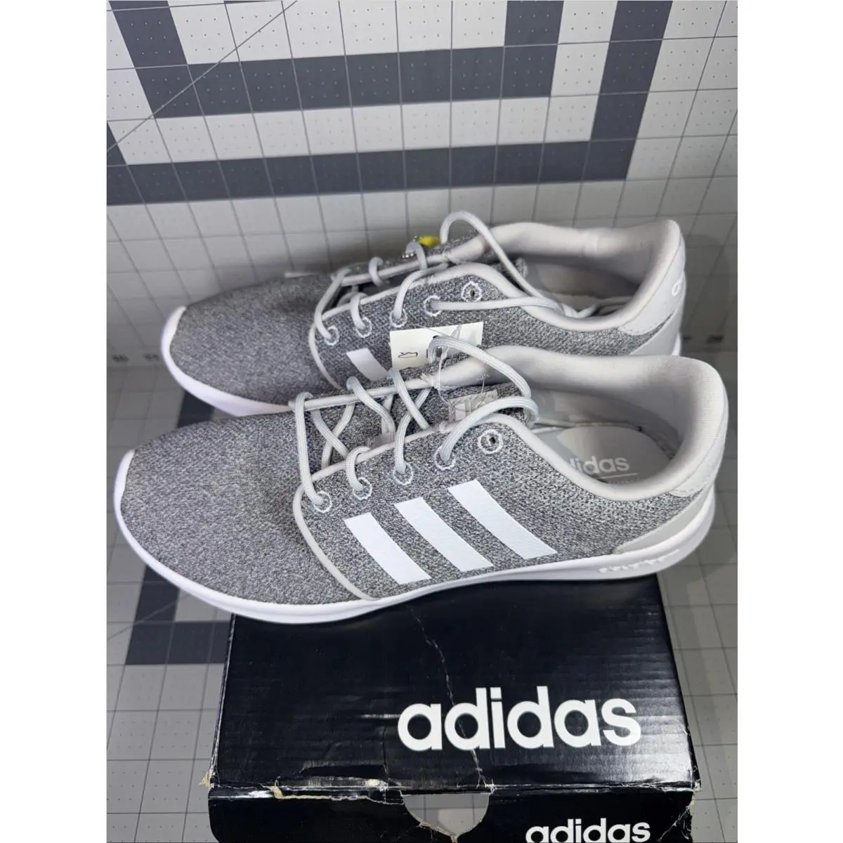 Adidas shoes - adidas QT Racer - Racer - AW4313 - Gray White 5