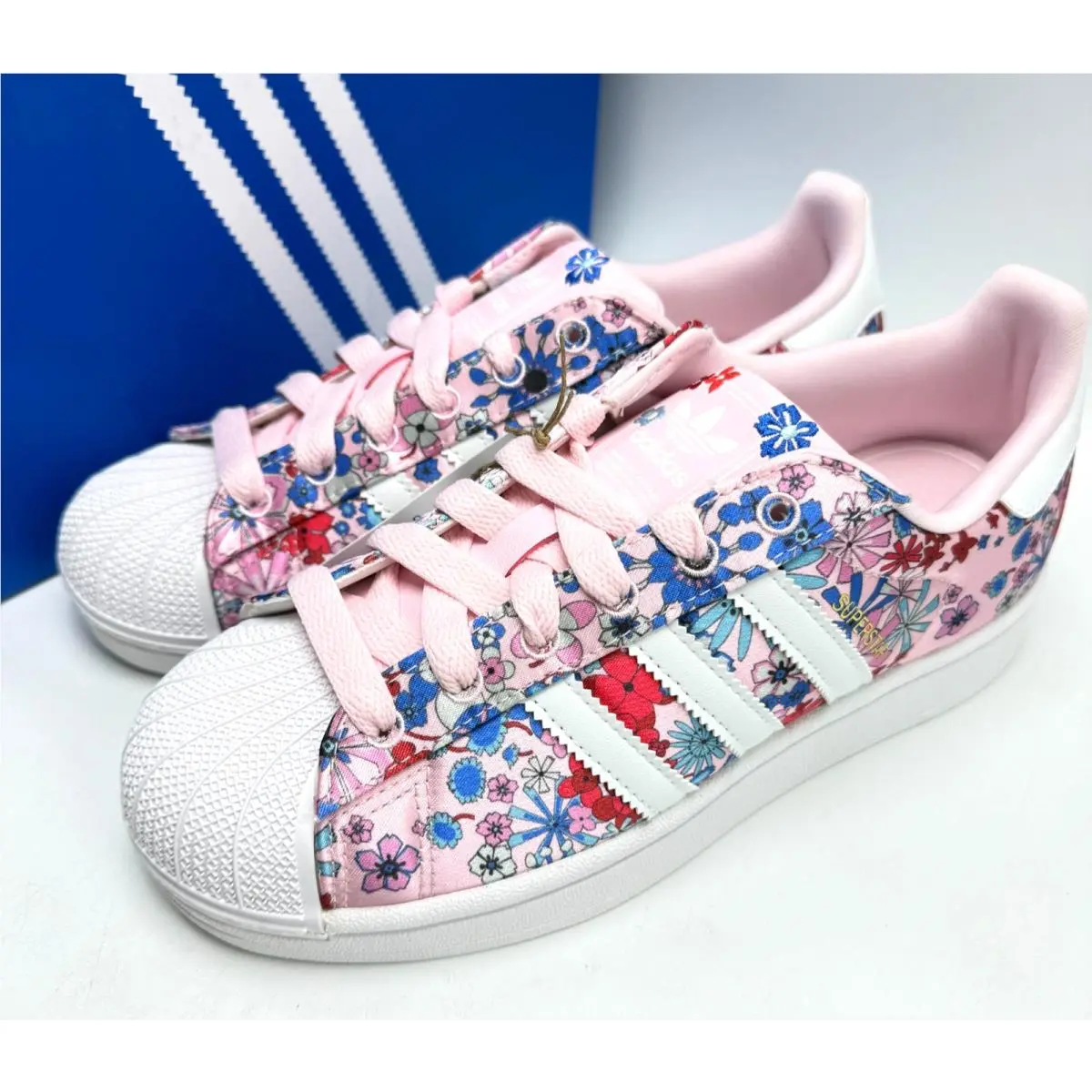 Adidas shoes - adidas Superstar II - Superstar - JQ2005 - Clear Pink/Cloud White/Light Pink 6
