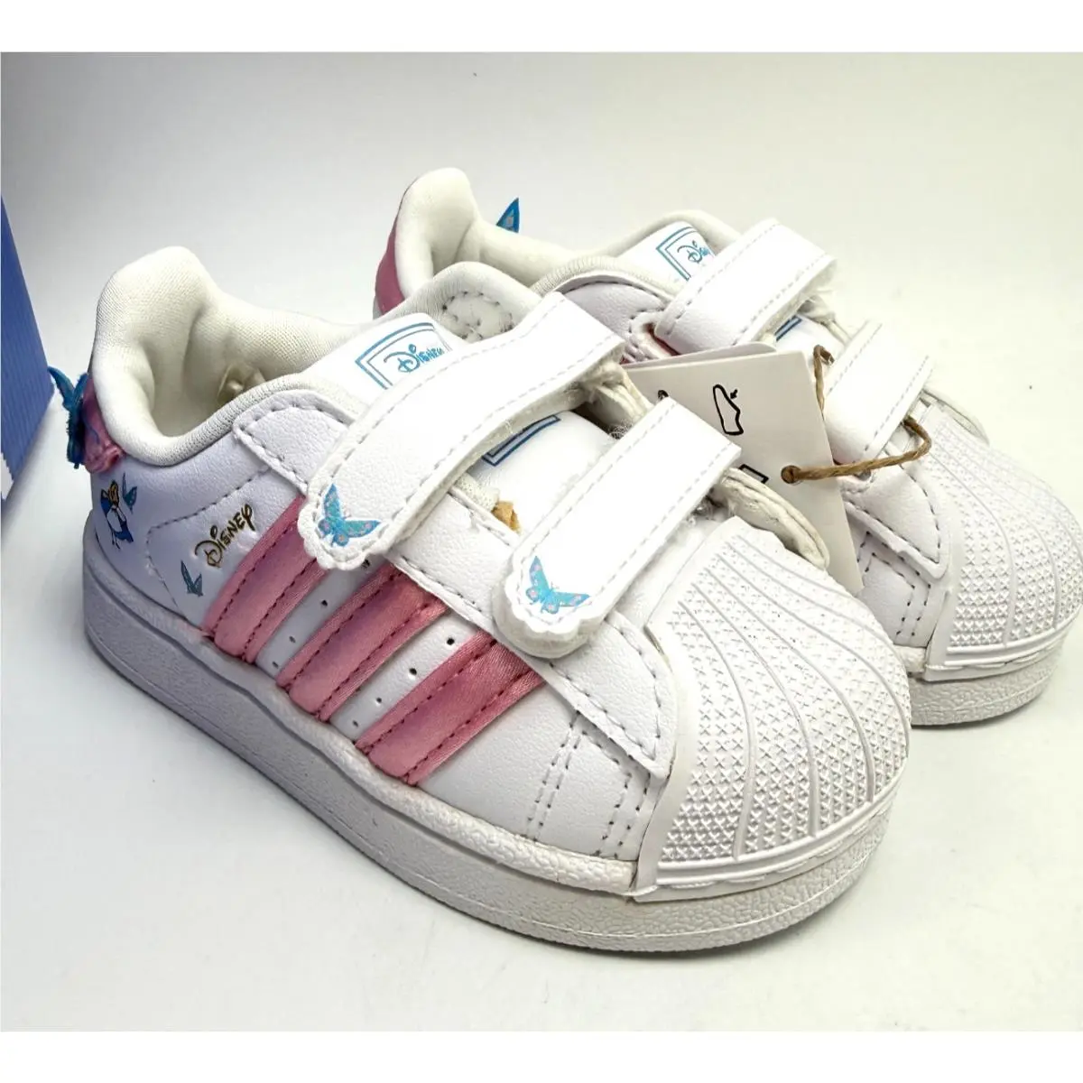 Adidas shoes - adidas Superstar Foundation - Superstar Foundation - Cloud White/Light Pink/Lucid Aquamarine 2
