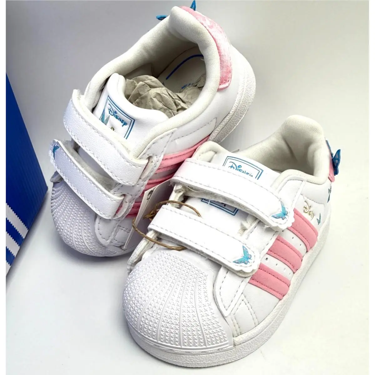 Adidas shoes - adidas Superstar Foundation - Superstar Foundation - Cloud White/Light Pink/Lucid Aquamarine 4