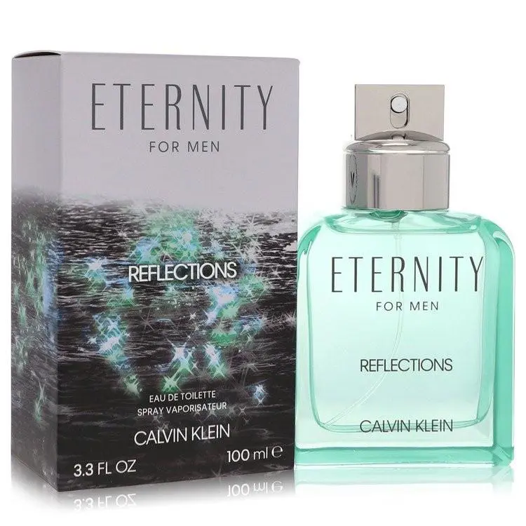 Eternity Reflections by Calvin Klein Eau De Toilette Spray 3.4 oz For Men Brand