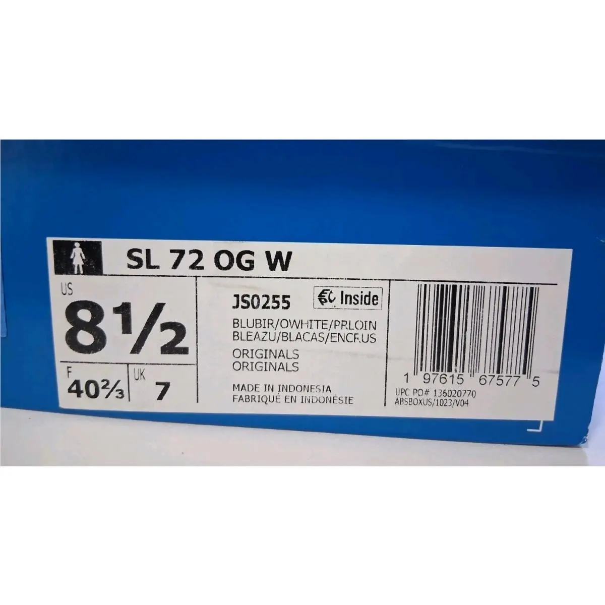 Adidas shoes - adidas SL 72 - JS0255 - Blue 16