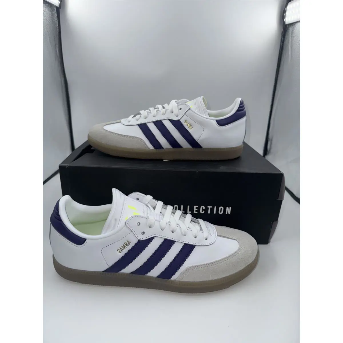 Adidas Men`s Samba Messi Soccer White/purple IH8161