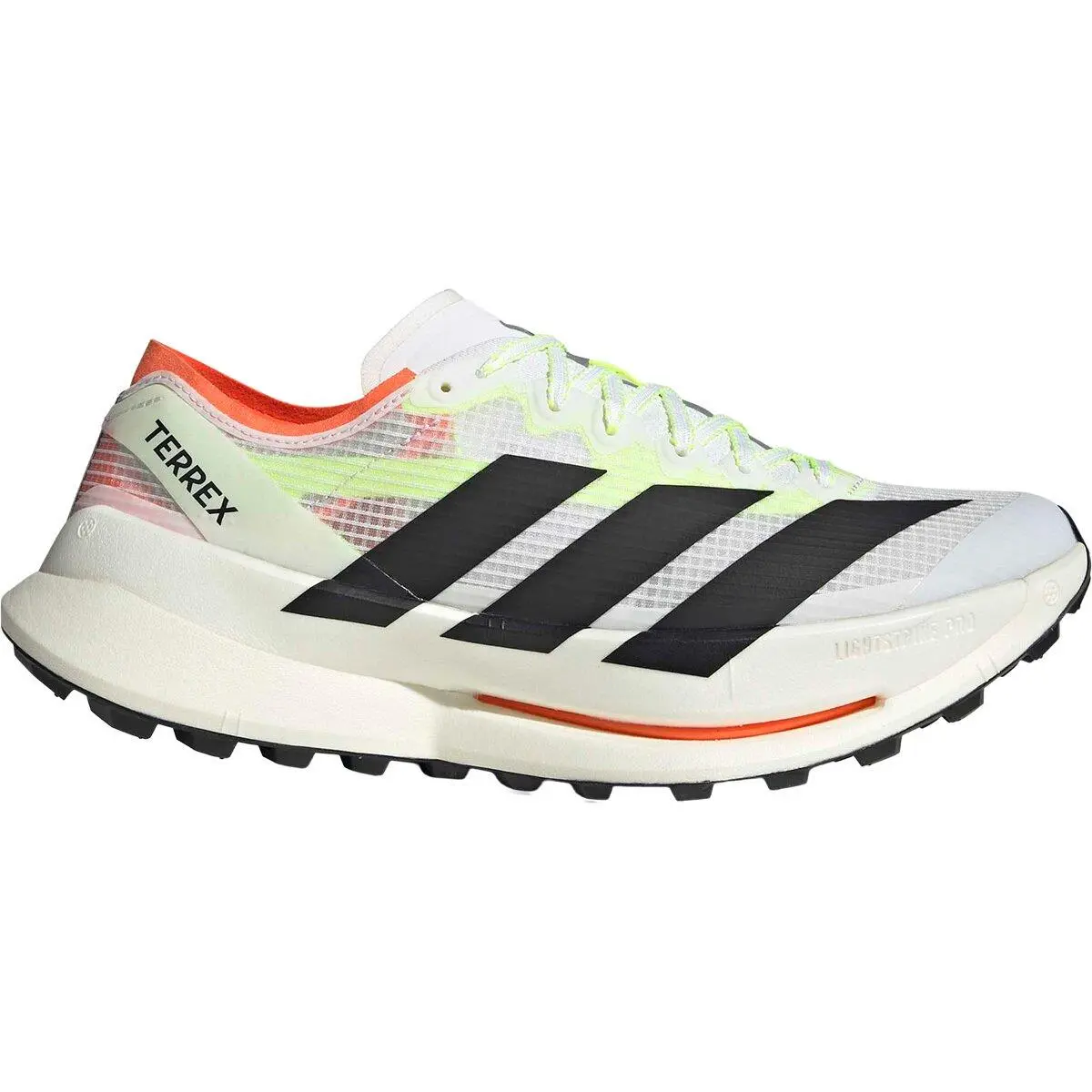 Terrex Terrex Agravic Speed Ultra 2 Trail Running Shoe - Men`s Ftwr White/Core Black/Semi Impact Orange by Adidas