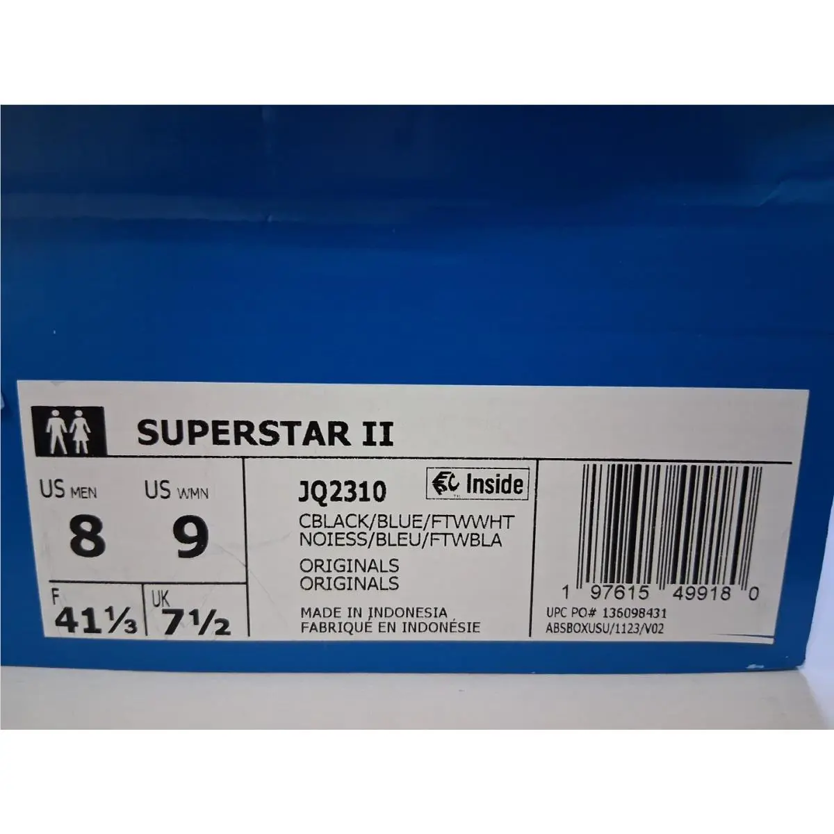 Adidas shoes - adidas Superstar - Superstar - JQ2310 - Black/Blue 6