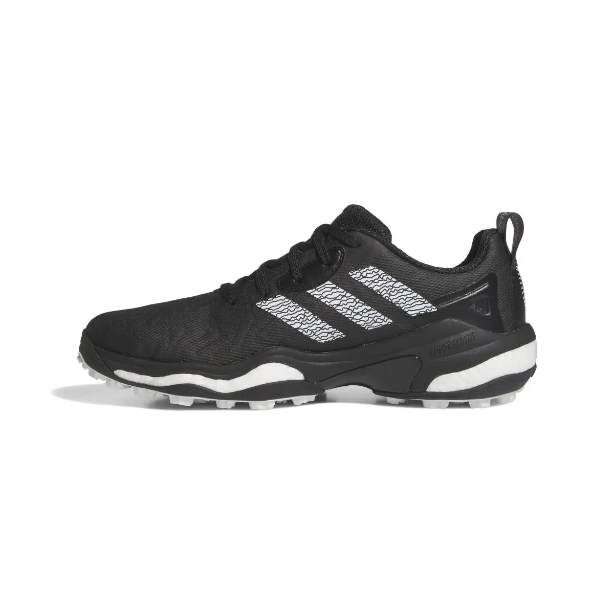 Adidas Men`s Codechaos 25 Spikeless Golf Shoes - Core Black/Footwear White/Lucid Lemon