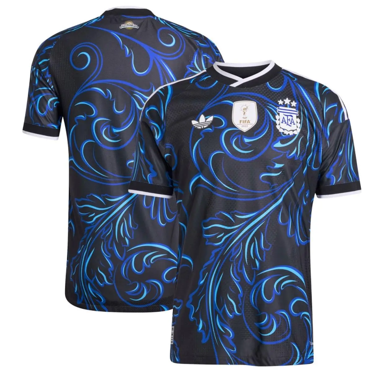 Adidas clothing - adidas Argentina 26 Away Authentic Jersey - JM5901 - Black 4