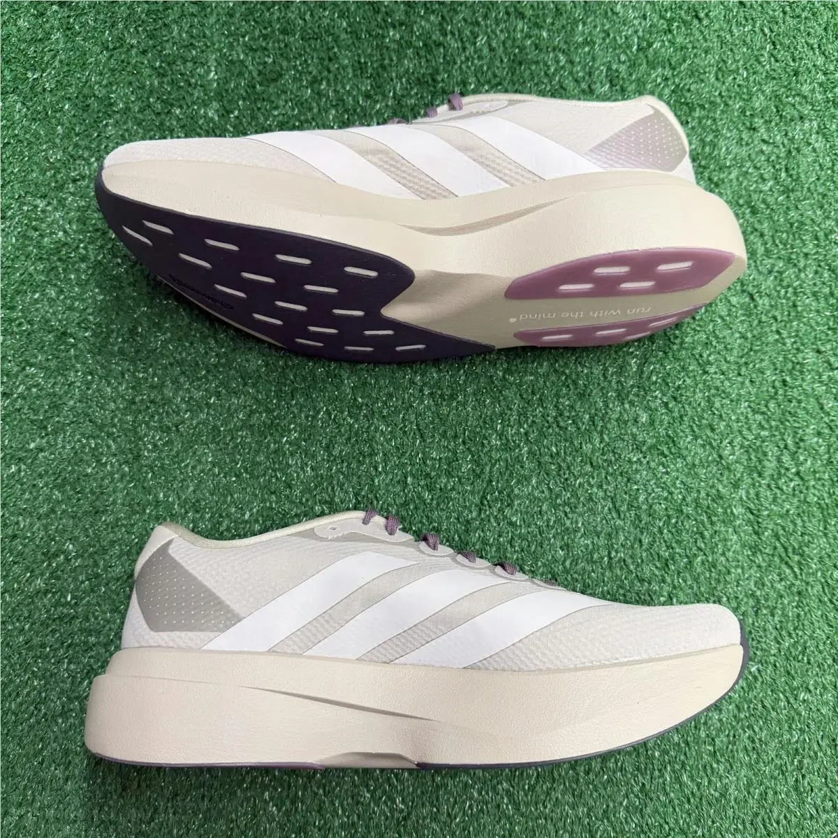 Adidas shoes - Adizero Evo SL Hermanos Kourmori Putty Grey - KJ8803 - Beige 5