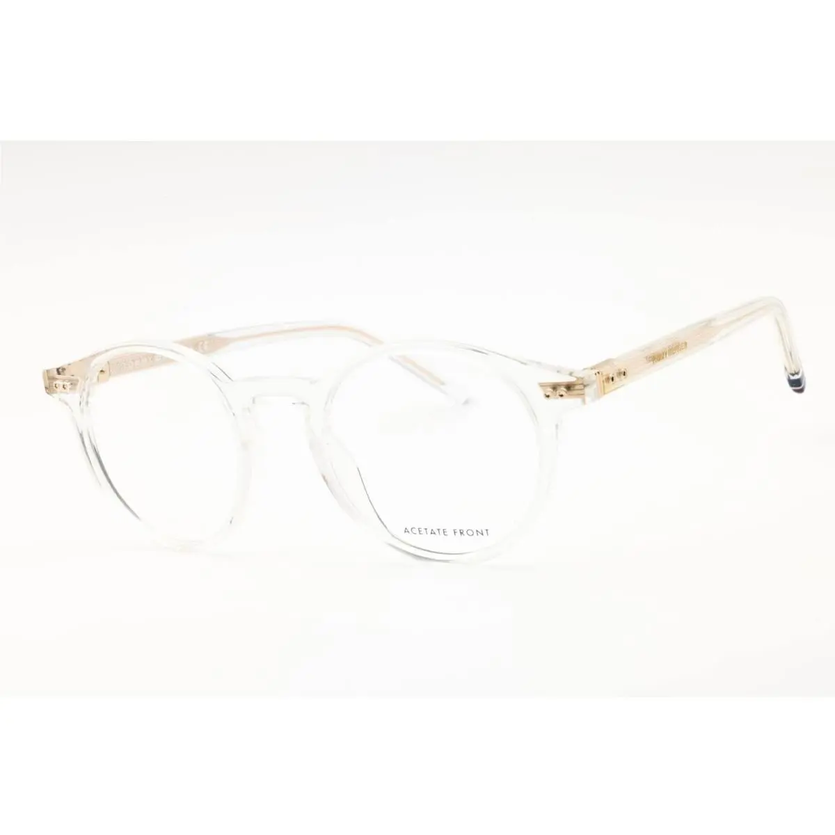 Unisex Eyeglasses Round Acetate Full Rim Frame TH 1813 0900 00 by Tommy Hilfiger