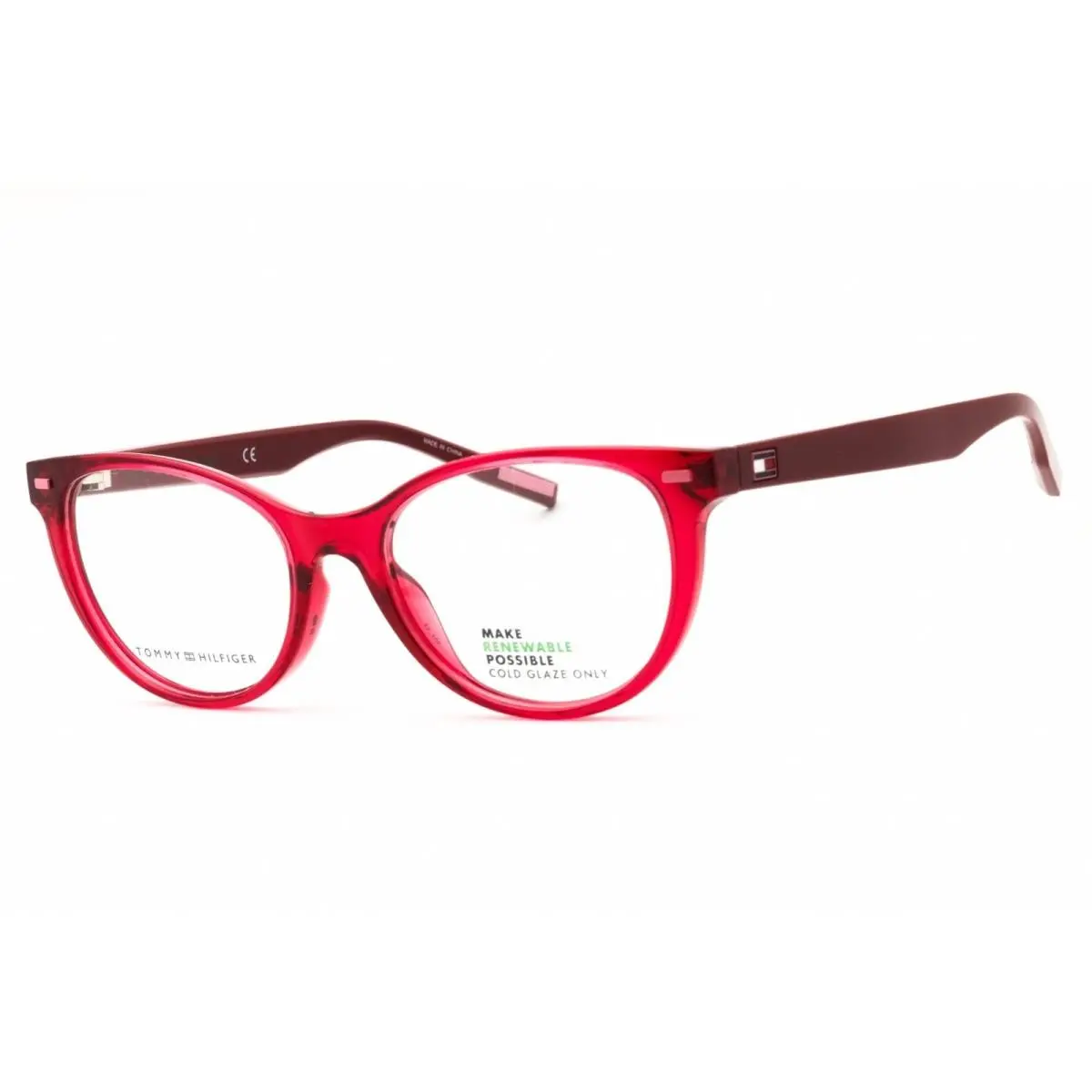 Tommy Hilfiger Unisex Eyeglasses Oval Plastic Full Rim Frame TH 1928 0DXL 00