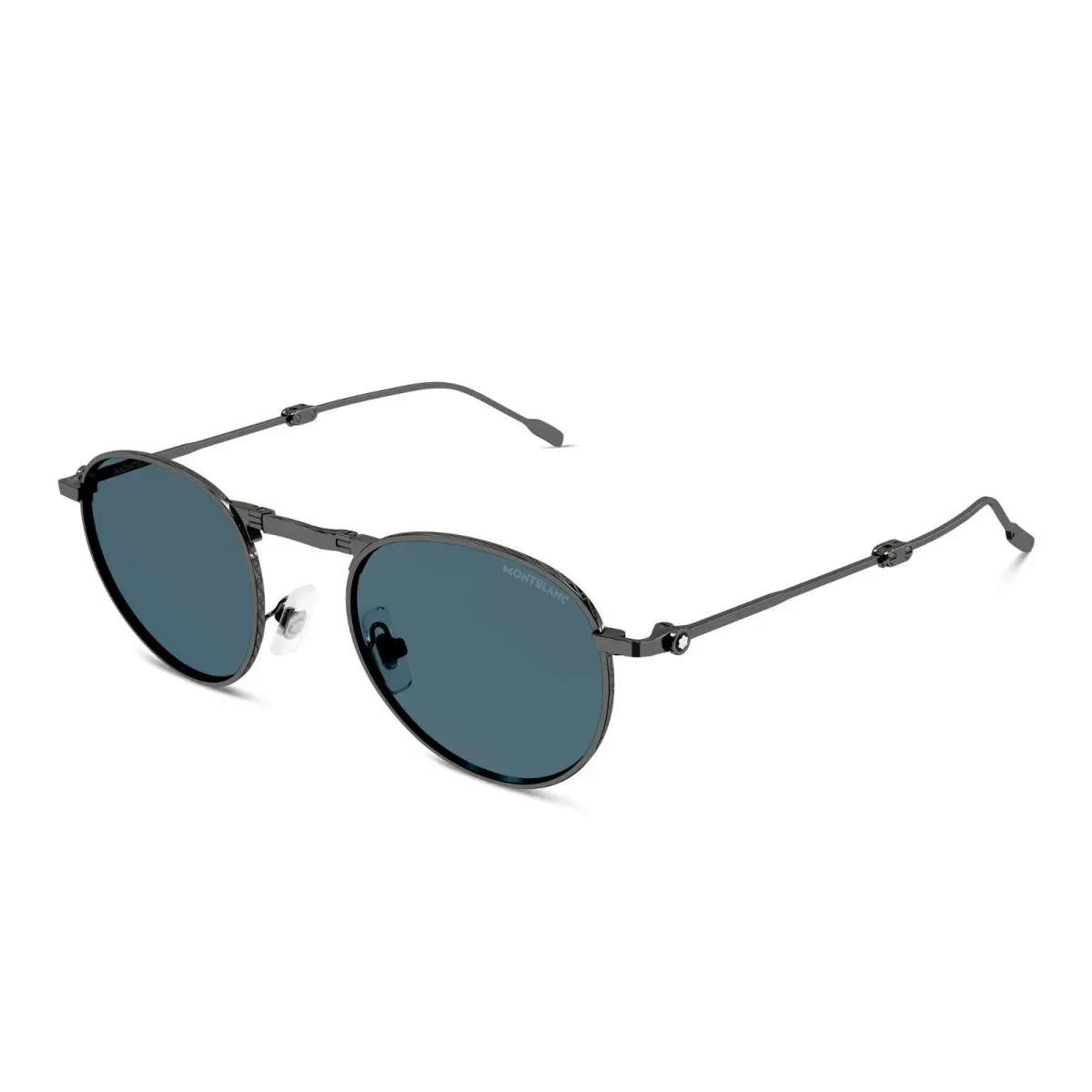 MB0280S 002 Grey/blue Sunglasses 49-22-145 by Montblanc
