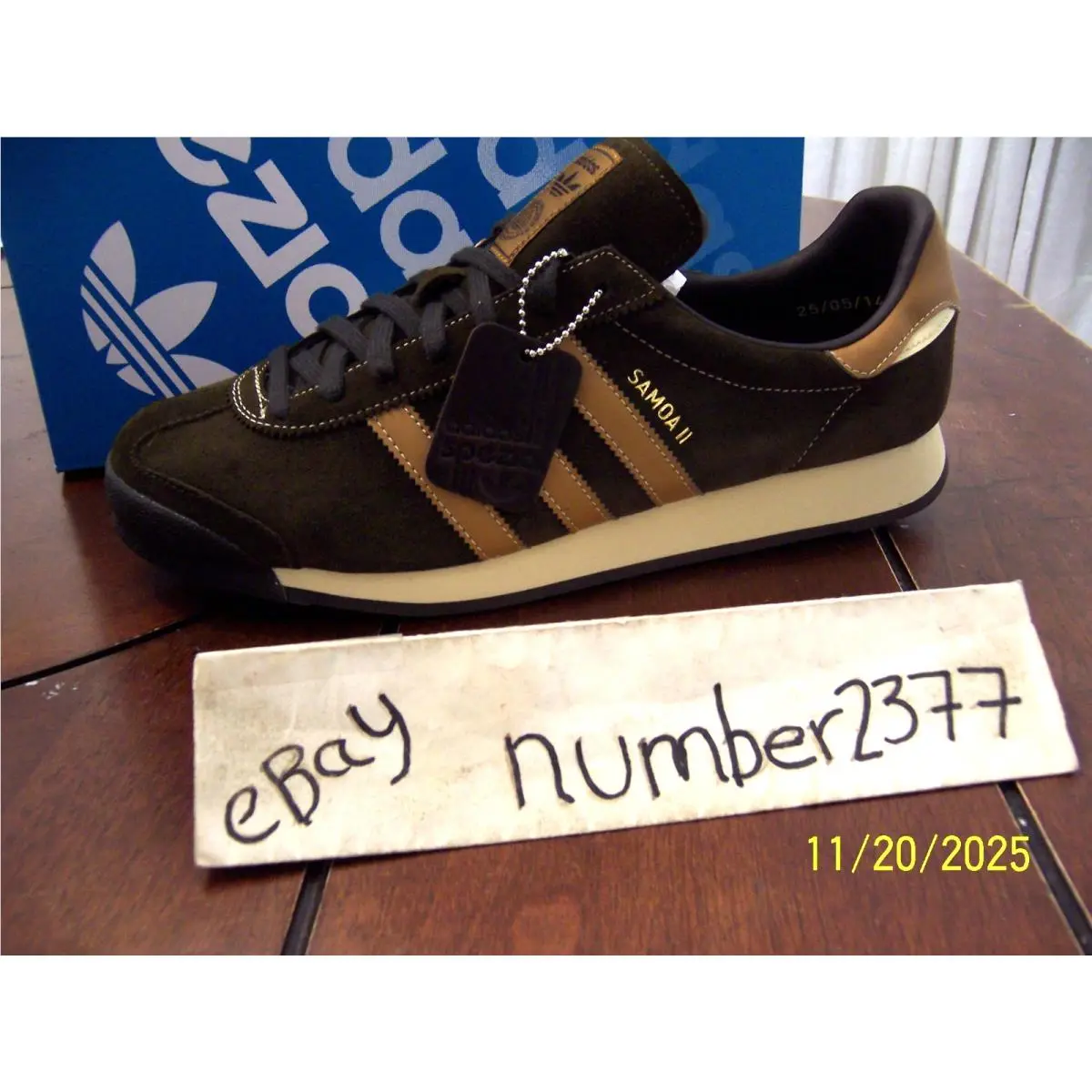 Adidas Spezial Samoa II Spzl Premium Leather JR1565 Men US Size 11.5
