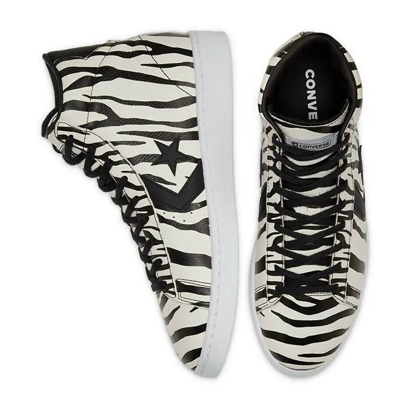 Converse shoes - Converse Pro Leather MID - Pro Leather MID - 167934C - EGRET BLACK WHITE 3