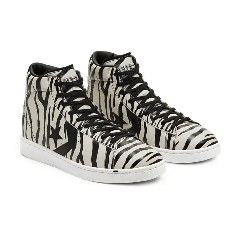 Converse shoes - Converse Pro Leather MID - Pro Leather MID - 167934C - EGRET BLACK WHITE 5