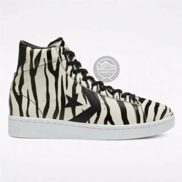 Converse shoes - Converse Pro Leather MID - Pro Leather MID - 167934C - EGRET BLACK WHITE 1