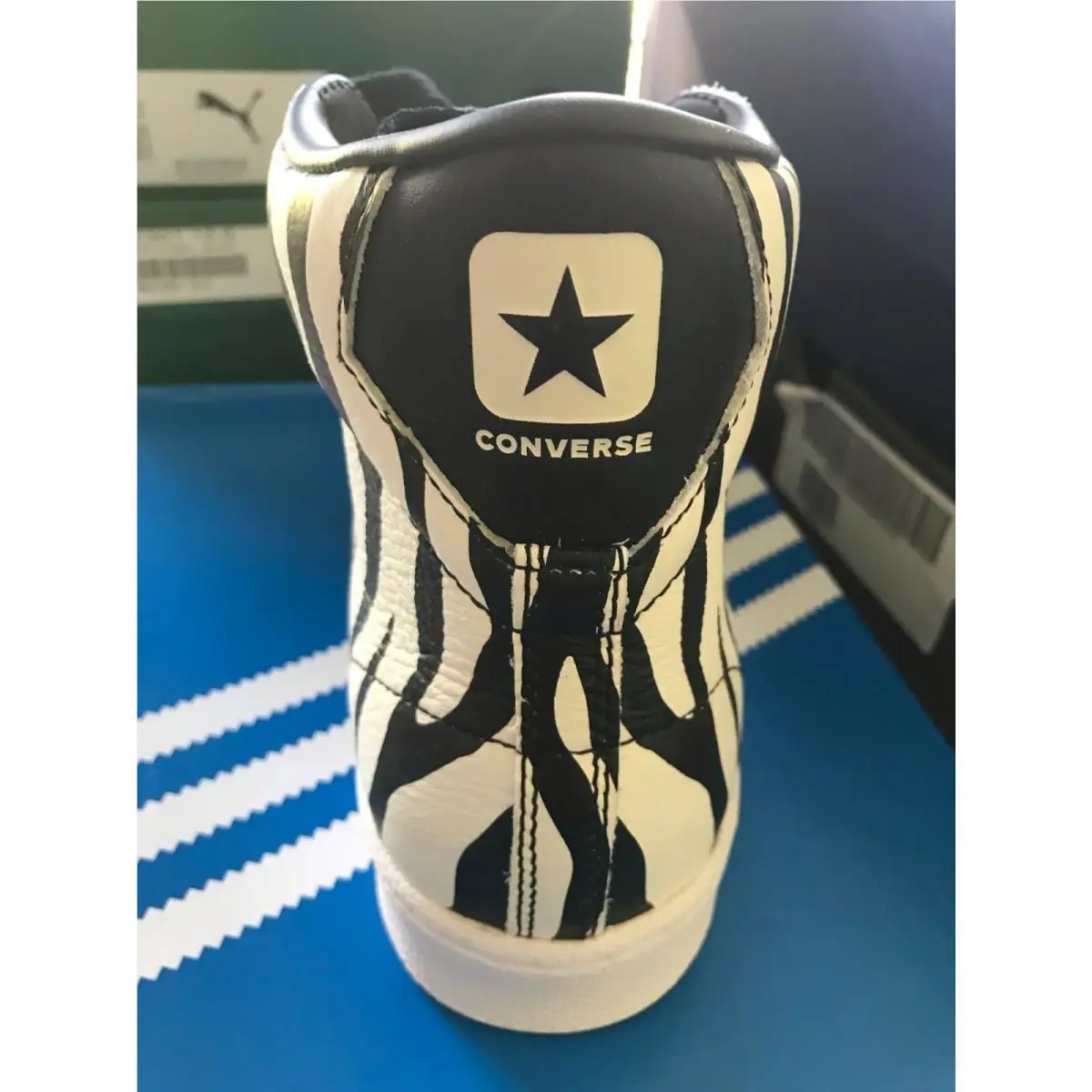 Converse shoes - Converse Pro Leather MID - Pro Leather MID - 167934C - EGRET BLACK WHITE 17