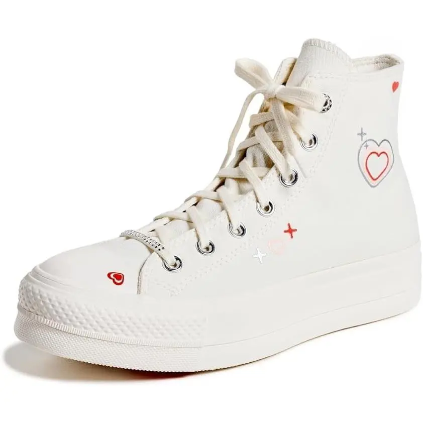 Converse shoes - CT AS LIFT HI - LIFT - A09114C - Egret/ Fever Dream 0