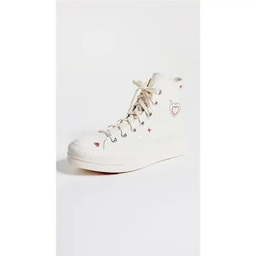Converse shoes - CT AS LIFT HI - LIFT - A09114C - Egret/ Fever Dream 4