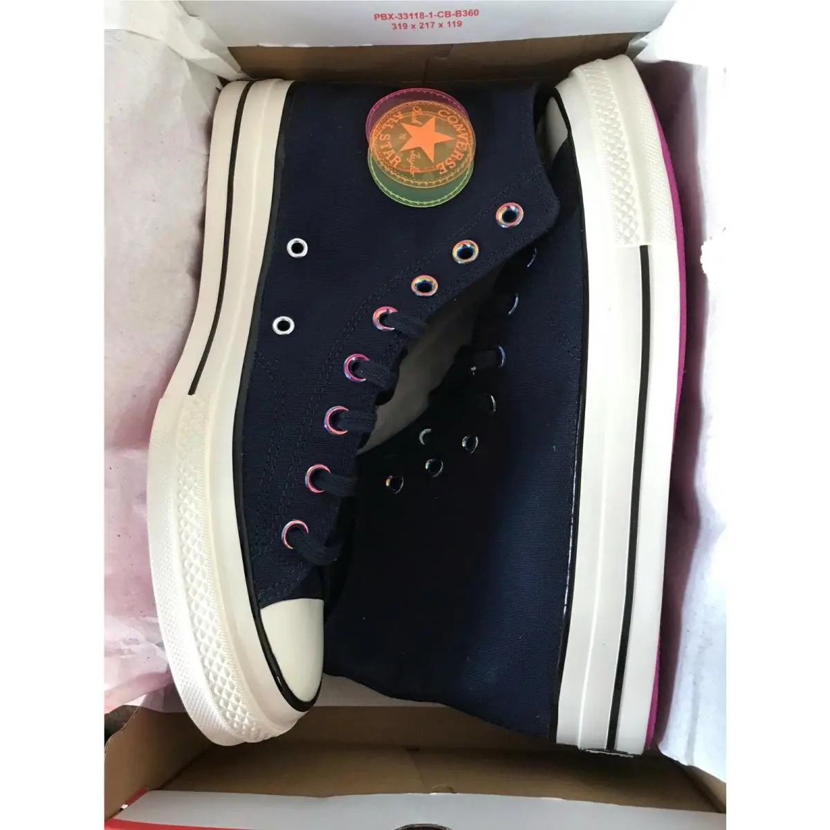 Converse shoes - CONVERSE CHUCK 70 - CHUCK - 170491C - obsidian/bold citron/egret 9