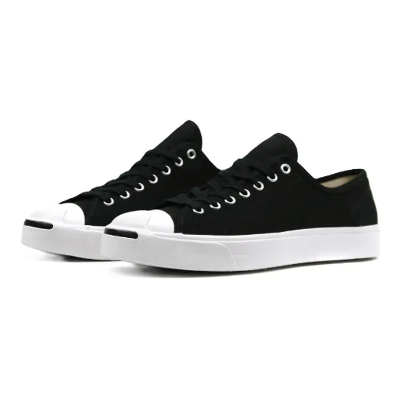Converse Men`s ​jack Purcell Canvas Unisex Low Top Shoe Black/white 164056C j - Black/White