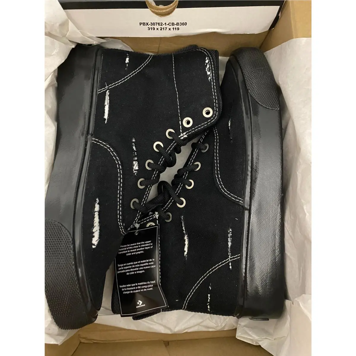 Converse shoes - Converse Skid Grip HI - Skid Grip - 172556C - Black 8