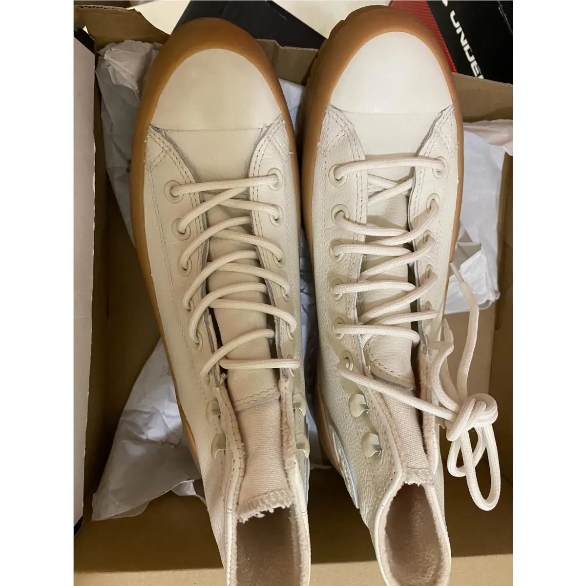 Converse shoes - Chuck Taylor Lugged Winter 2.0 HI - 171425C - Egret/Light Twine/ Beige/Gum 13
