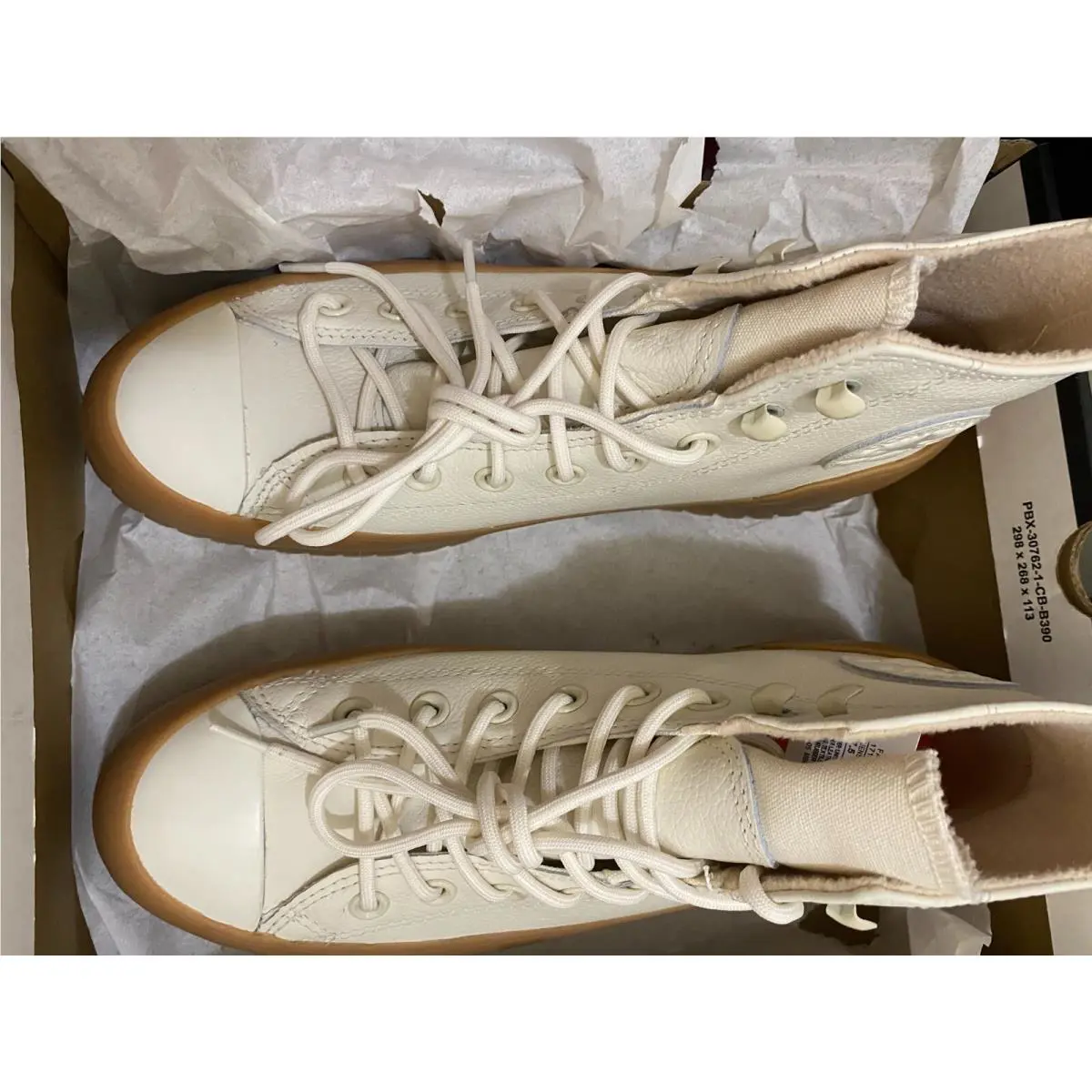 Converse shoes - Chuck Taylor Lugged Winter 2.0 HI - 171425C - Egret/Light Twine/ Beige/Gum 15