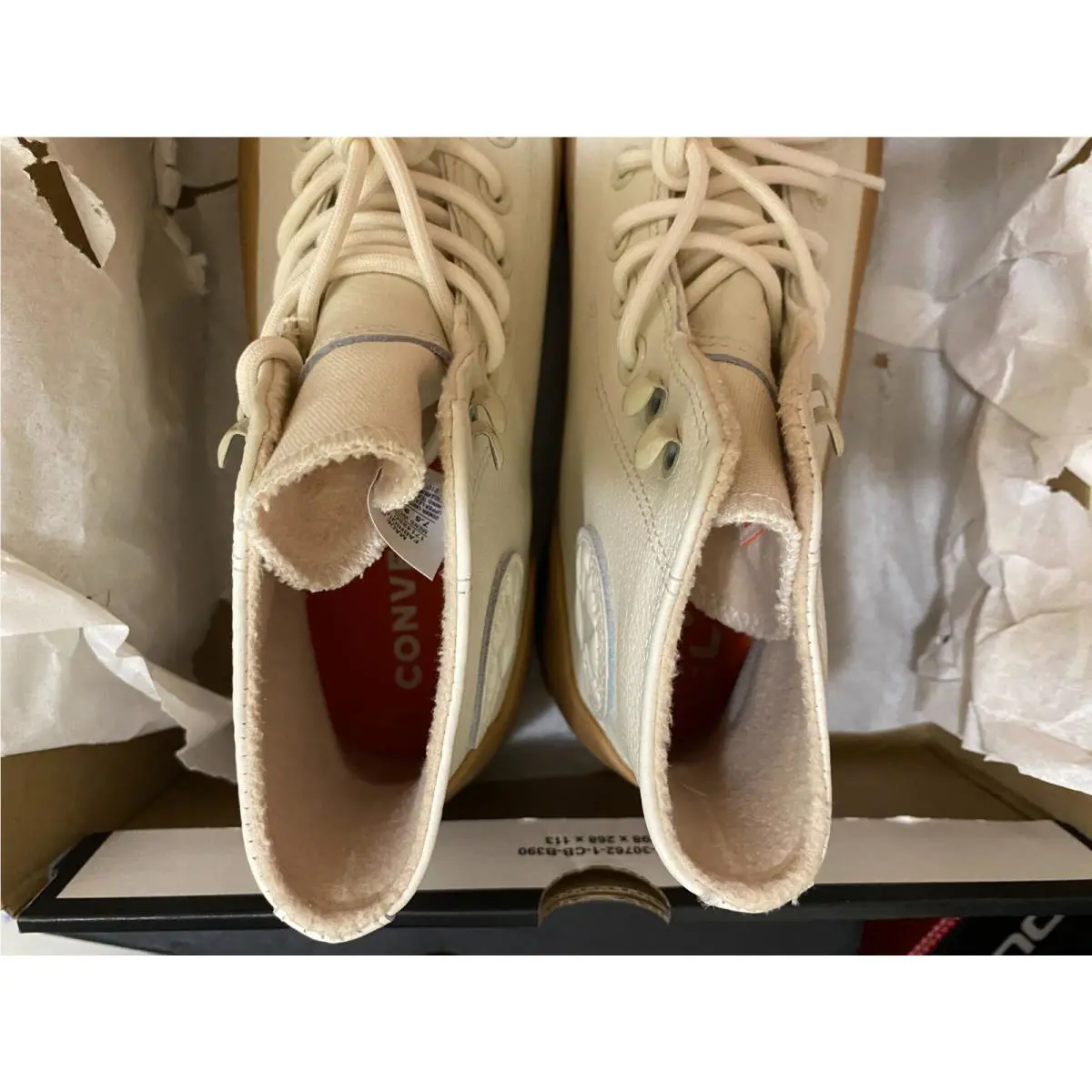 Converse shoes - Chuck Taylor Lugged Winter 2.0 HI - 171425C - Egret/Light Twine/ Beige/Gum 16