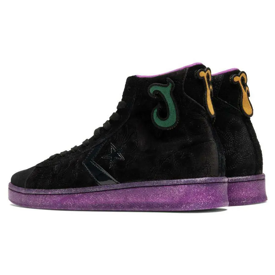 Converse shoes - Converse Pro Leather Hi - Pro Leather - 170645C - Black Amaranth Purple 8