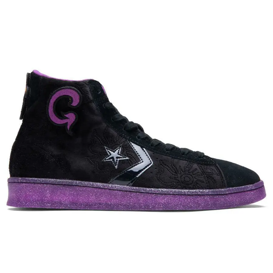 Converse shoes - Converse Pro Leather Hi - Pro Leather - 170645C - Black Amaranth Purple 7