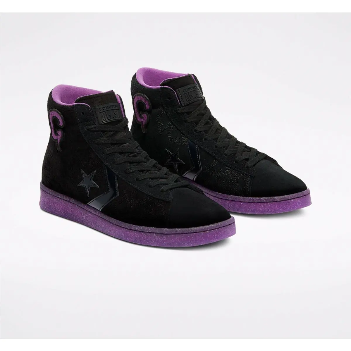 Converse shoes - Converse Pro Leather Hi - Pro Leather - 170645C - Black Amaranth Purple 2