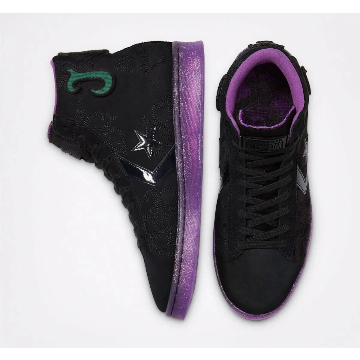 Converse shoes - Converse Pro Leather Hi - Pro Leather - 170645C - Black Amaranth Purple 3