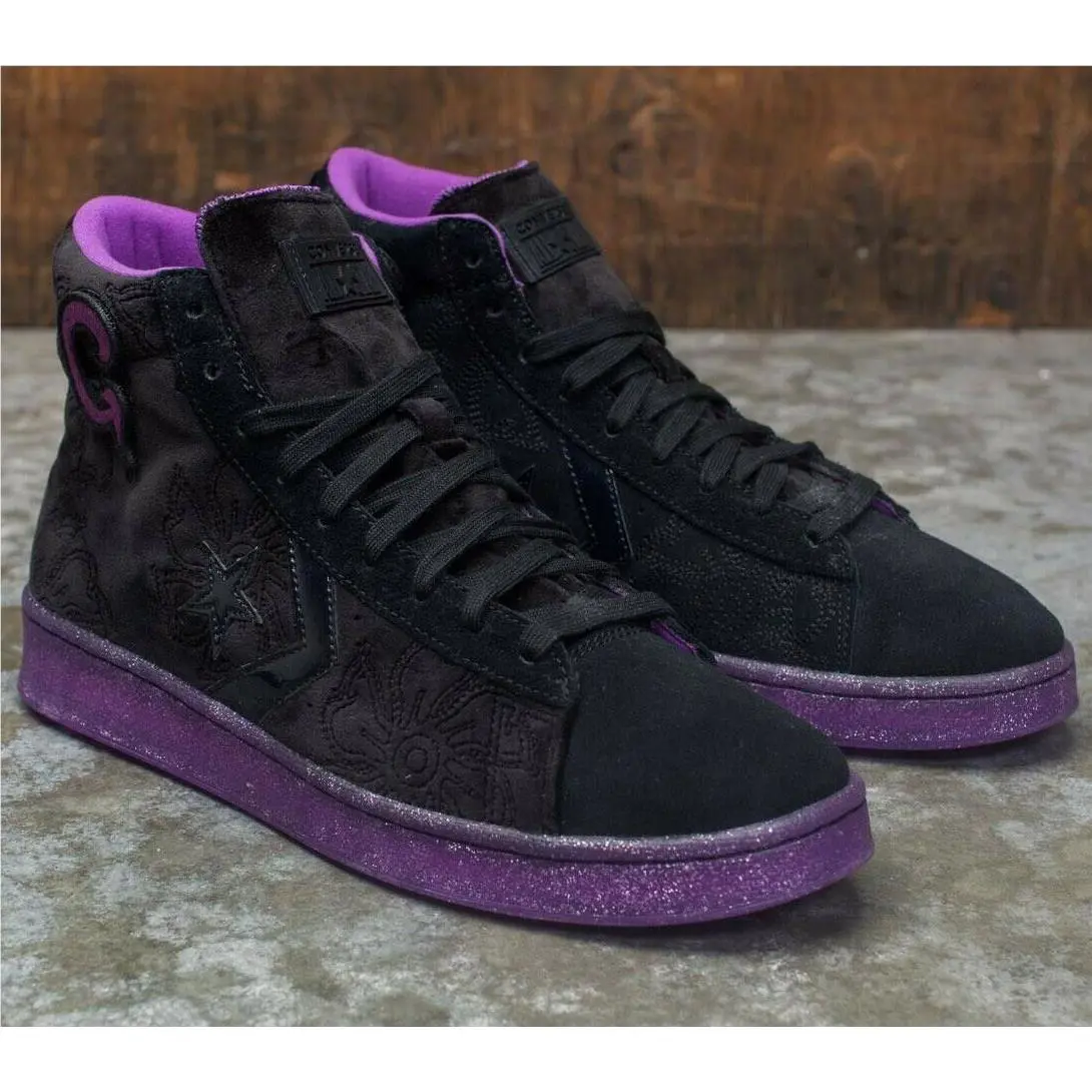 Converse shoes - Converse Pro Leather Hi - Pro Leather - 170645C - Black Amaranth Purple 12