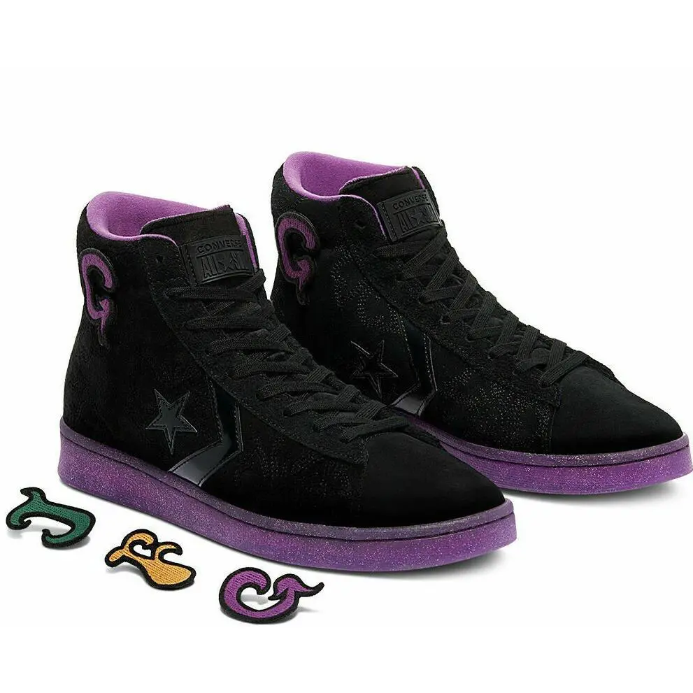 Converse shoes - Converse Pro Leather Hi - Pro Leather - 170645C - Black Amaranth Purple 11