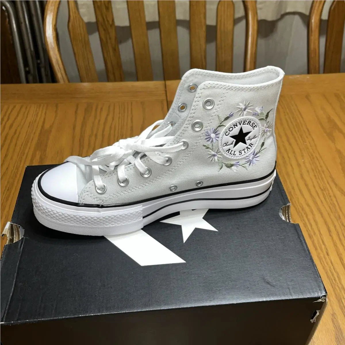 Converse shoes - Converse Chuck Taylor All Star Lift Hi - A17484C - Gray (UPC: 194435741413) 18