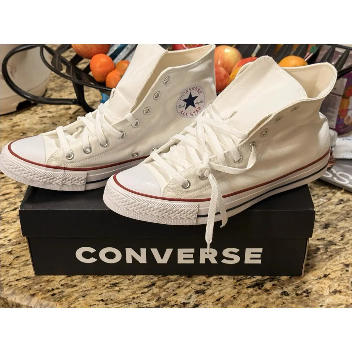 Converse shoes - Converse Chuck Taylor All Star Canvas High Top - 167492C - White 9