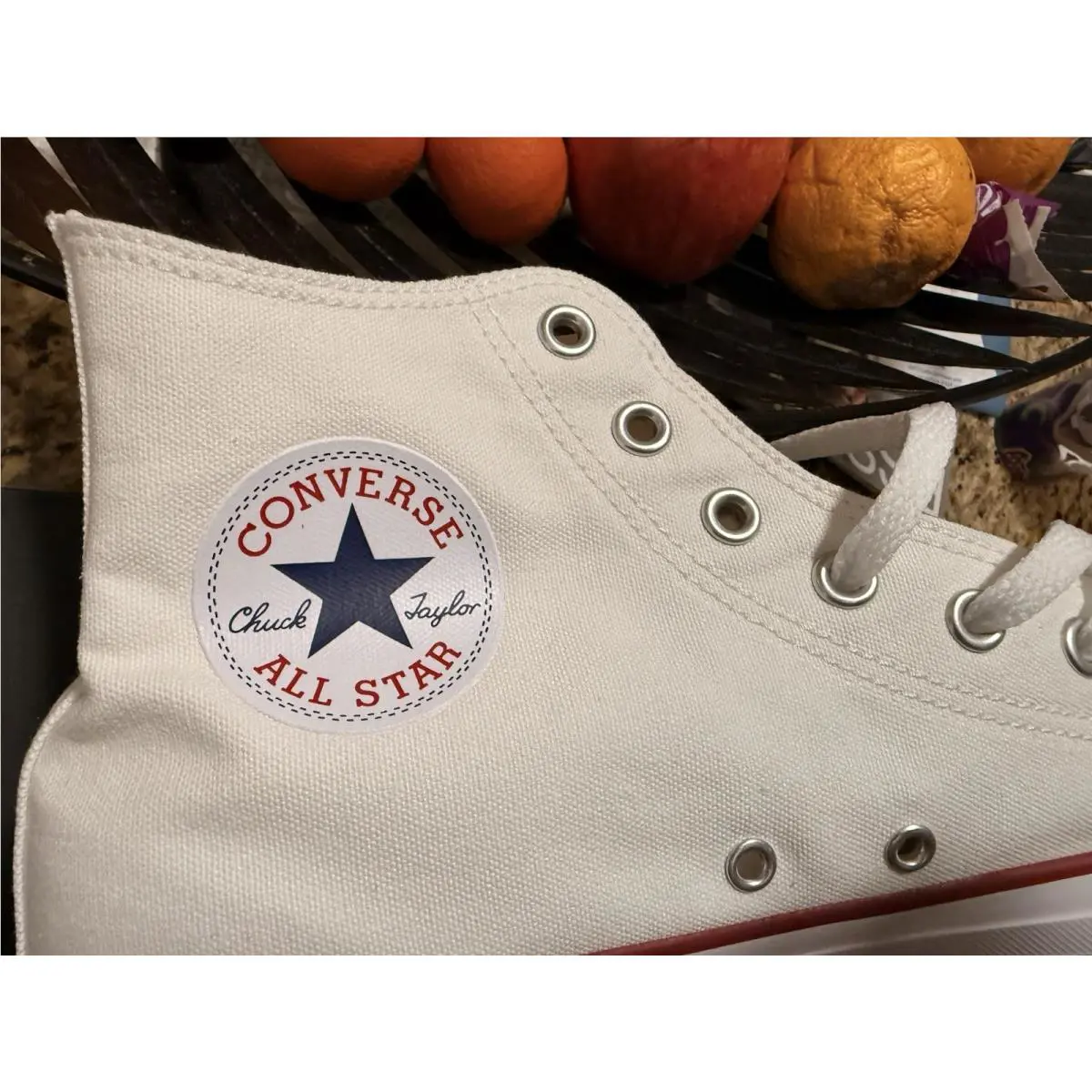 Converse shoes - Converse Chuck Taylor All Star Canvas High Top - 167492C - White 5