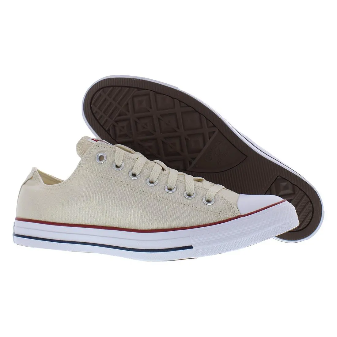 Converse Ctas OX Lace Up Unisex Shoes Size 10.5 Color: Natural Ivory