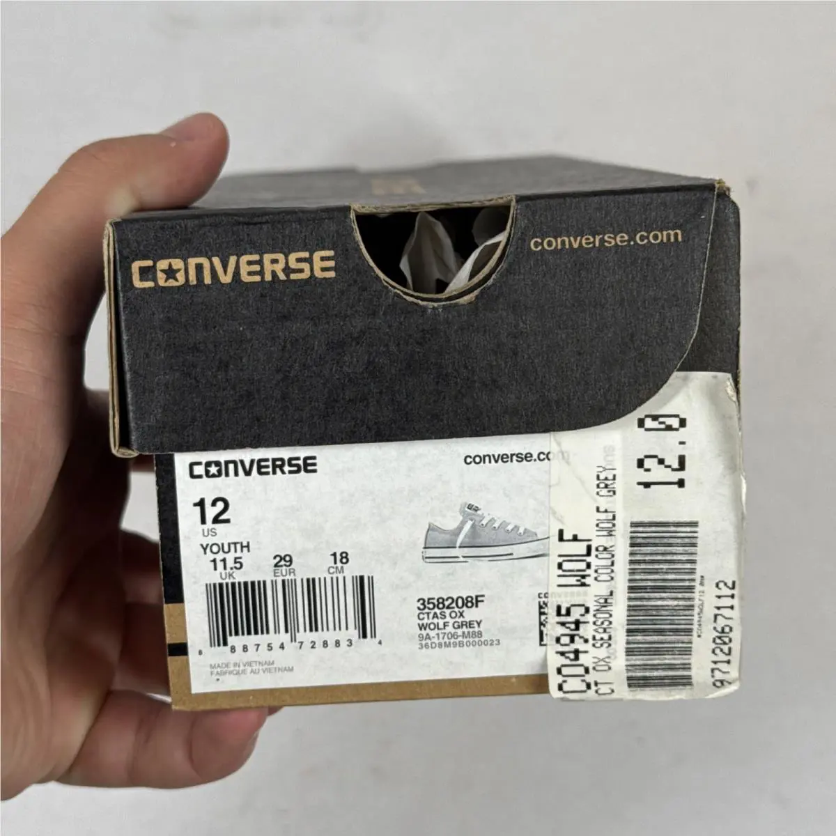 Converse shoes - Grey (UPC: 888754728834) 5