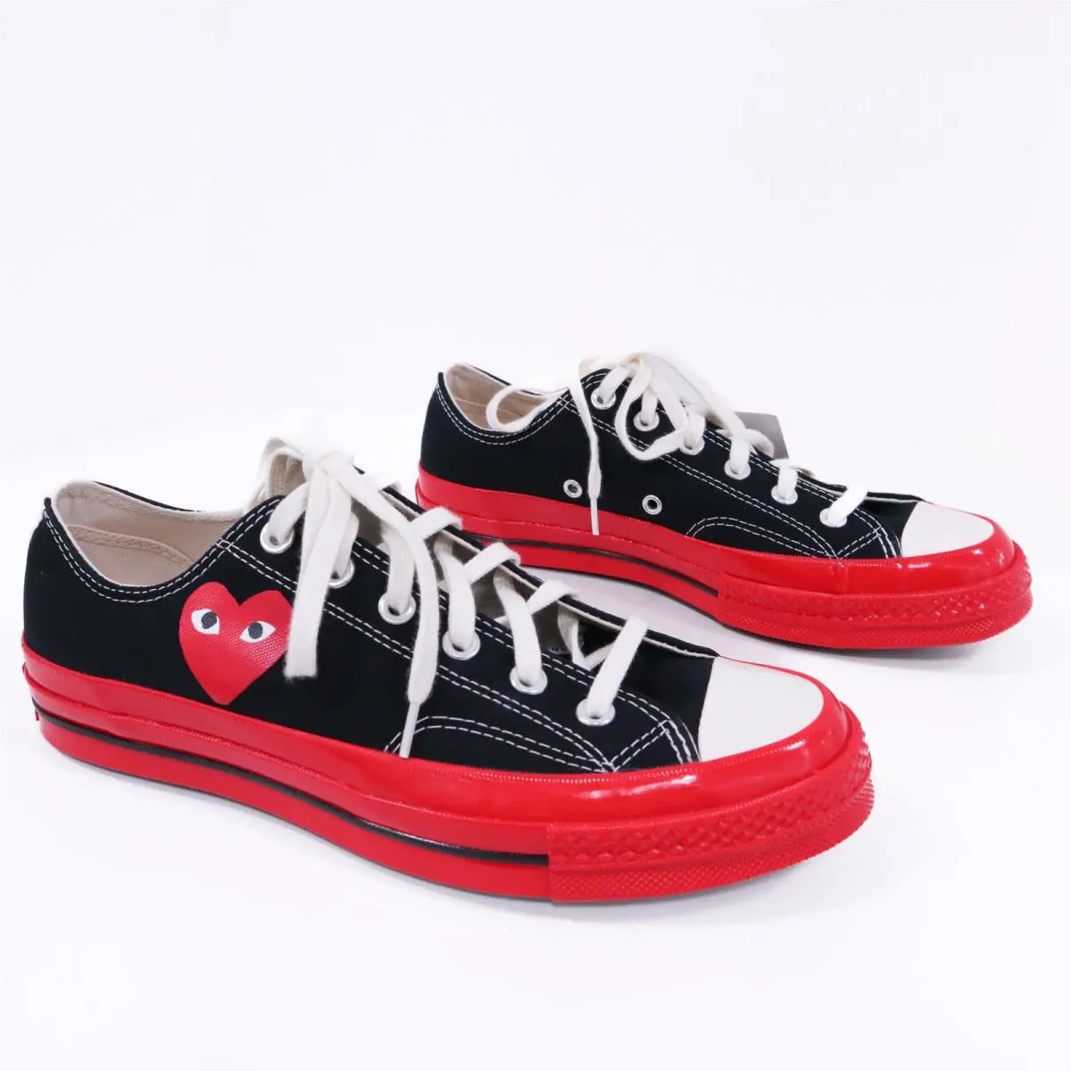 Converse shoes - A01795C Converse x Comme des Garçons PLAY Chuck 70 Low Top - Black 0
