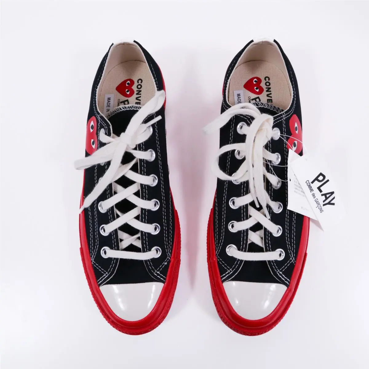 Converse shoes - A01795C Converse x Comme des Garçons PLAY Chuck 70 Low Top - Black 1