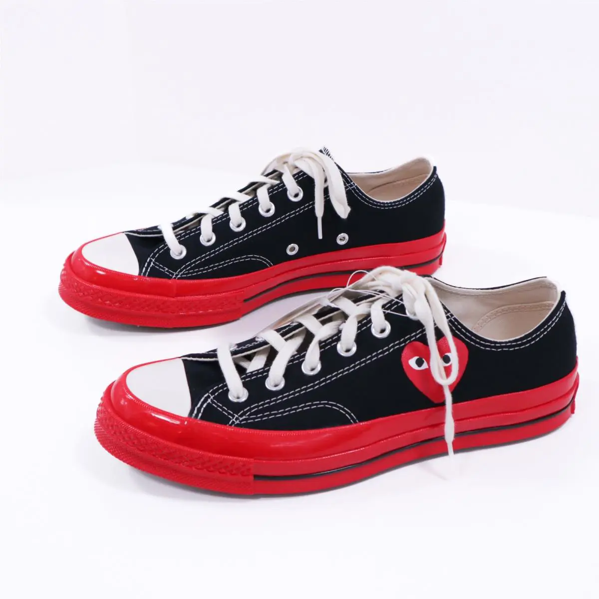 Converse shoes - A01795C Converse x Comme des Garçons PLAY Chuck 70 Low Top - Black 2