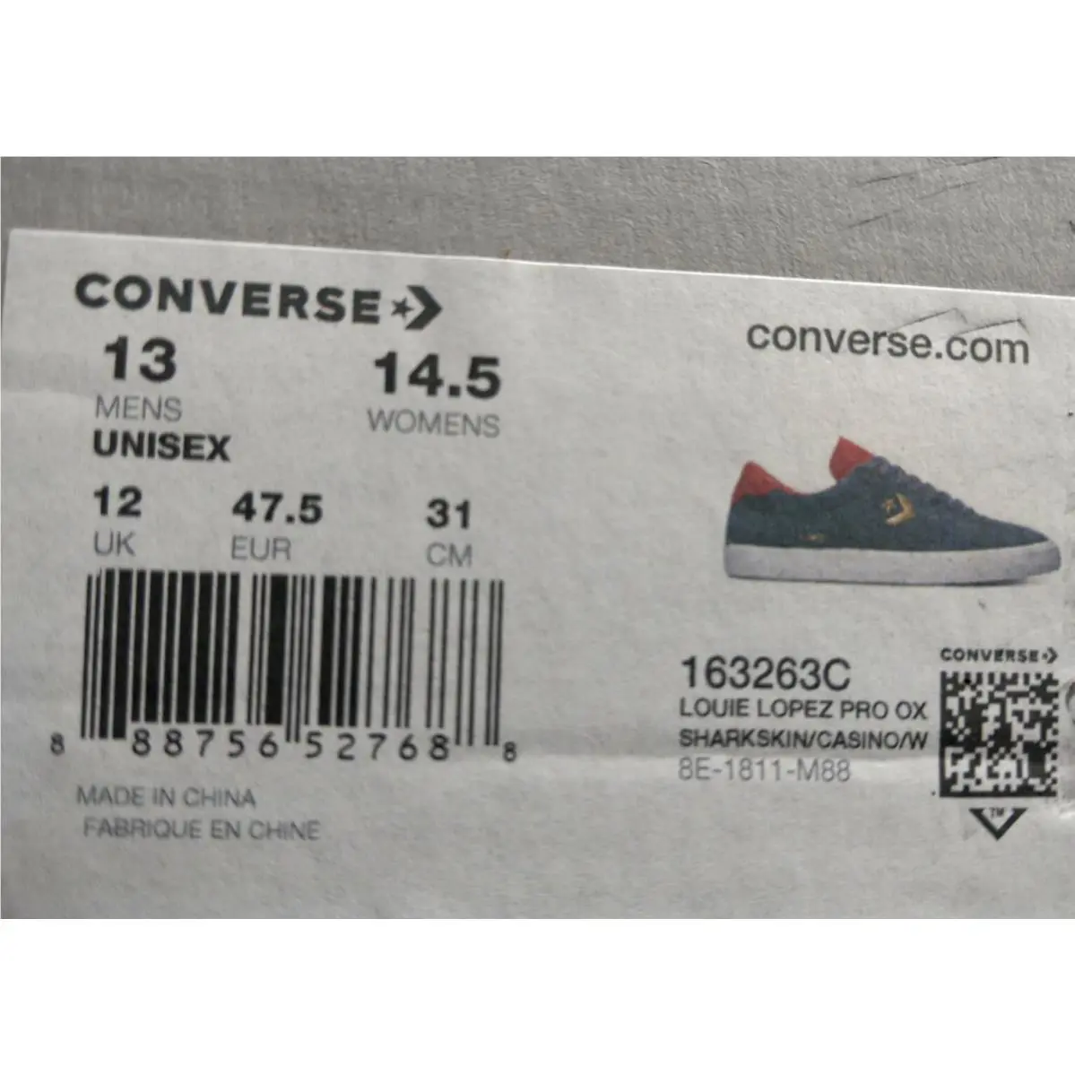 Converse shoes - Louie Lopez Pro - Louie Lopez Pro - 163263c - Sharkskin 5