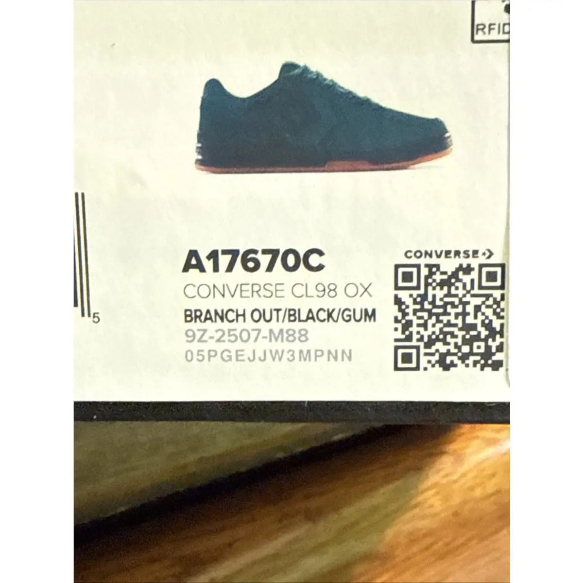 Converse shoes - Converse CL98 - A17670C - Green (UPC: 194435796475) 8